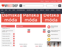Tablet Screenshot of mybestshop.sk